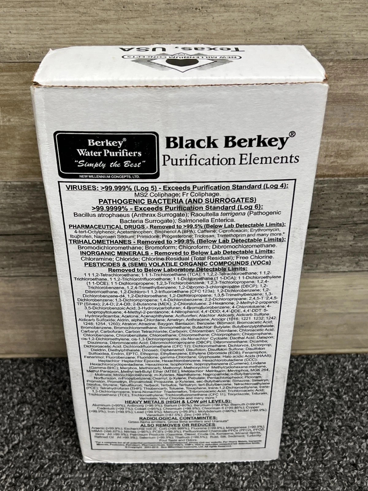 Berkey Authentic Black BB9-2 Water replacement Filters For Berkey Water System