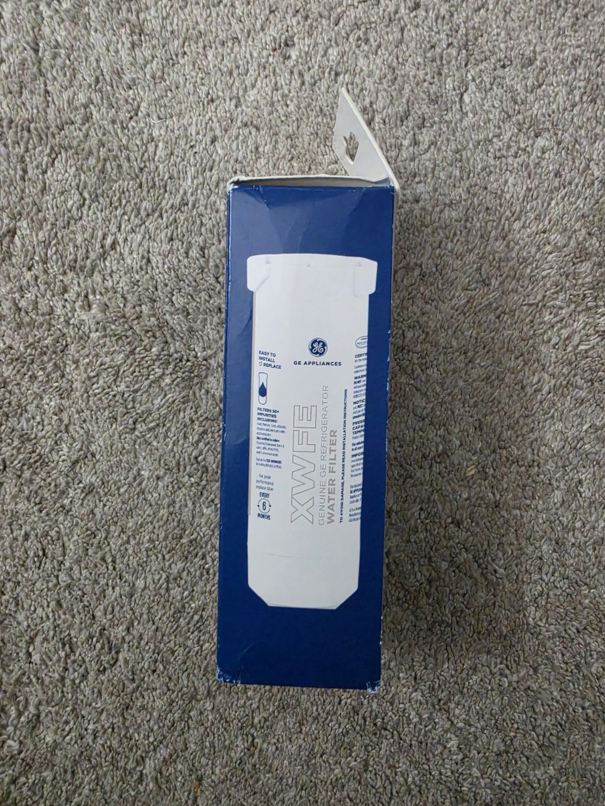 Genuine GE XWFE Refrigerator Filter, New, Factory Sealed