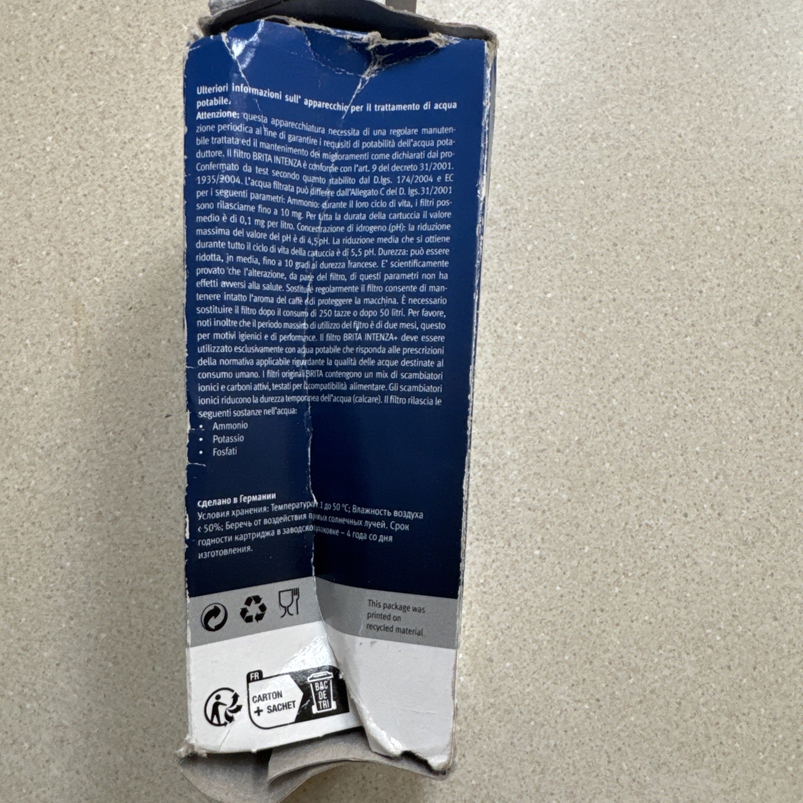 Brita Intenza Water Filter – Siemens Bosch Neff Gaggenau TZ70003 467873 Genuine
