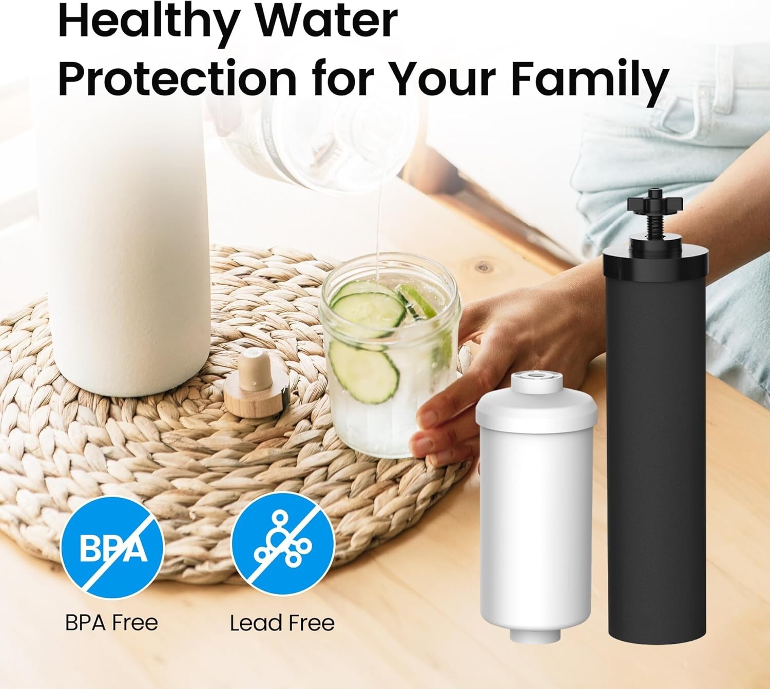 Filterlogic NSF/ANSI 372 Certified Water Filter, Replacement for BB9-2®&PF-2®