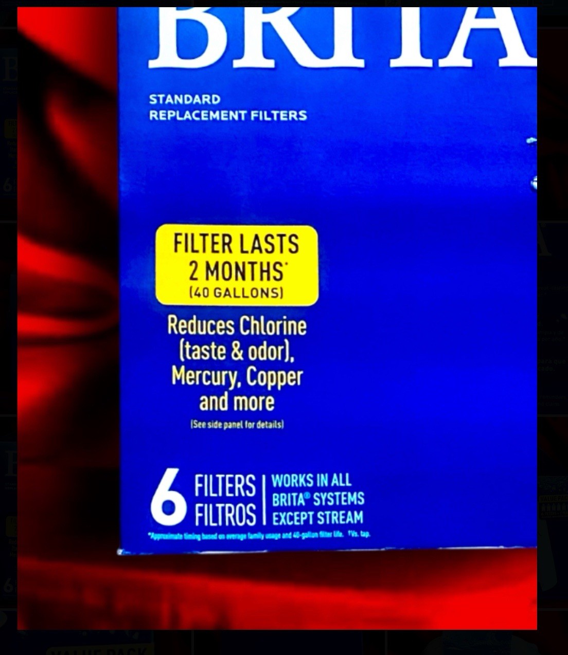 BRITA water Filter 6 Cup Pitcher W 1 Filter and 6 Extra Filters BUNDLE DEAL