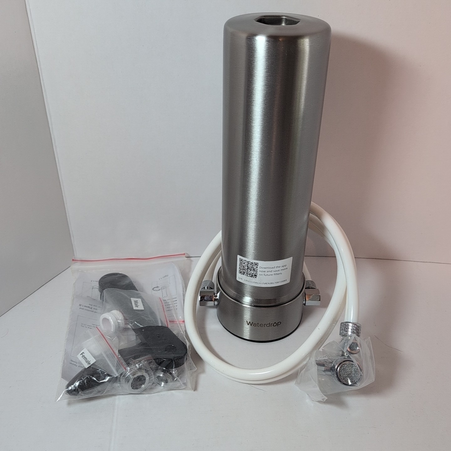 Waterdrop CTF-02 Countertop Water Filter System for Sink Faucet NSF/ANSI 42 NEW