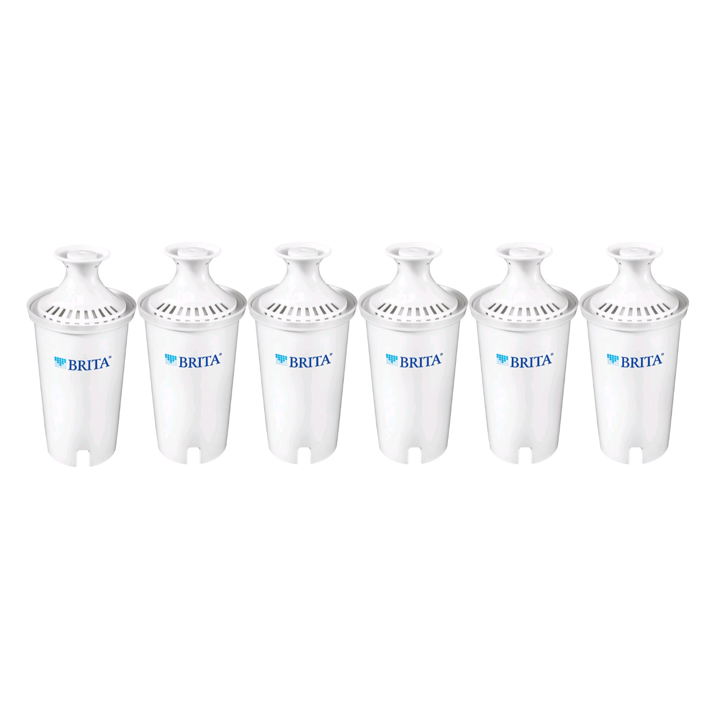Brita Standard Pitcher Filters, Value 6-Pack for Pitcher Replacement Filter
