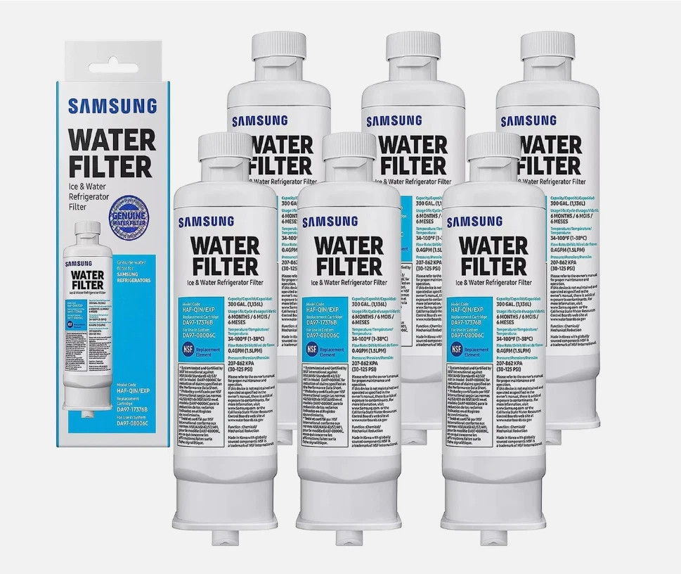 Genuine Samsung DA97-17376B HAF-QIN/EXP Refrigerator Filter 2-8 Pack