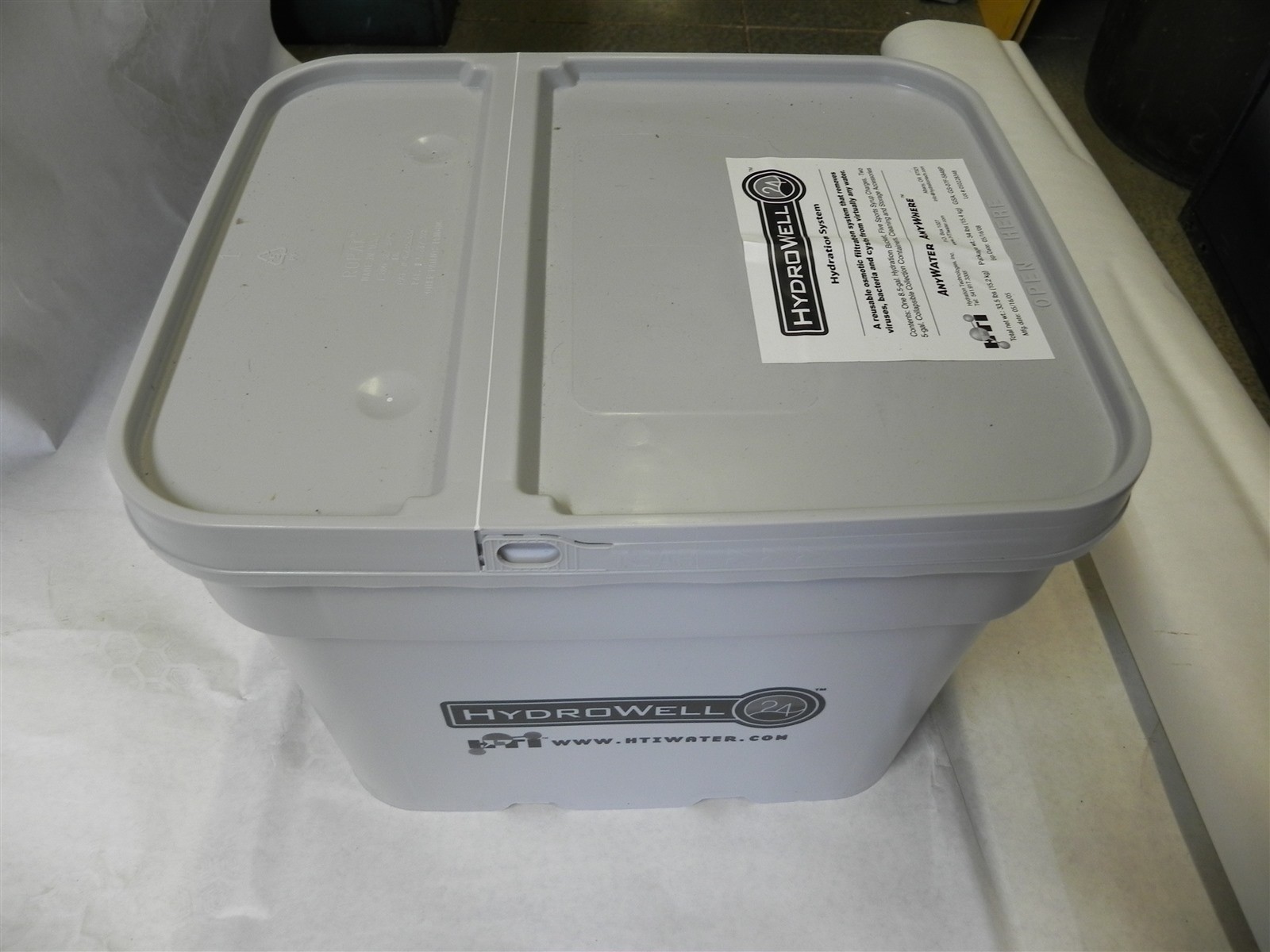 HYDROWELL OSMOTIC FILTRATION SYSTEM KIT REMOVES VIRUS BACTERIA CYSTS FROM WATER