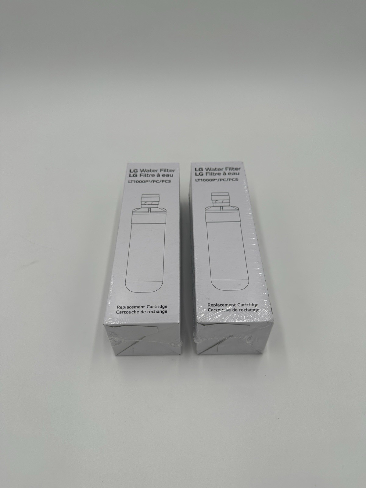 LG Genuine LT1000P/PC/PCS Refrigerator Water Filter Lot of 2 New/sealed