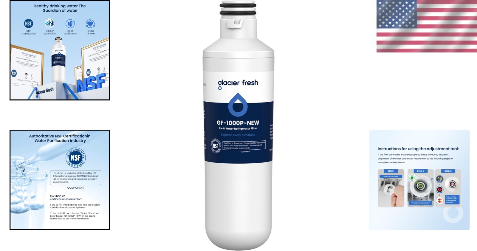 LT1000PC Water Filter – Compatible with LG, Reduces Chlorine & Improves Taste
