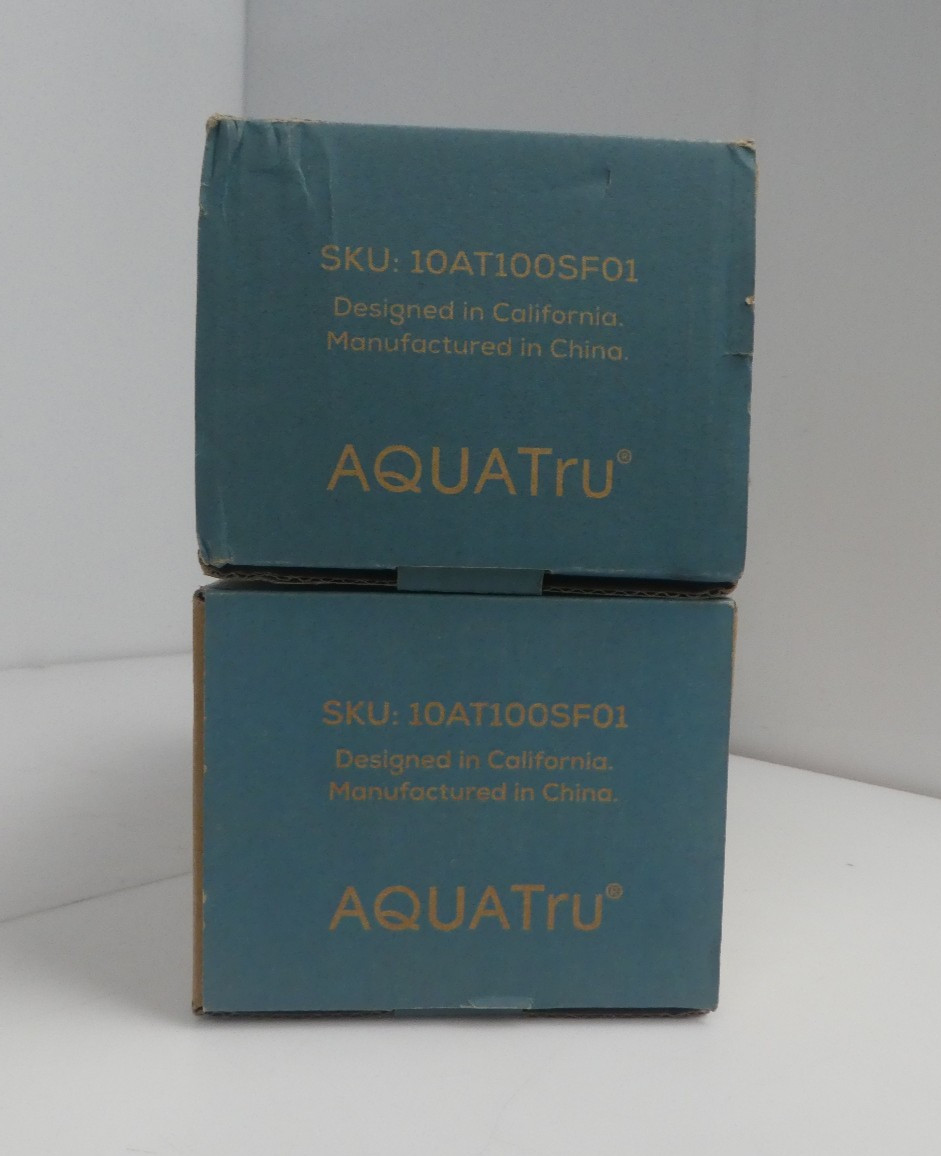 Lot of 2 AquaTru Carafe Pre/Carbon Stages 1-2 Filter