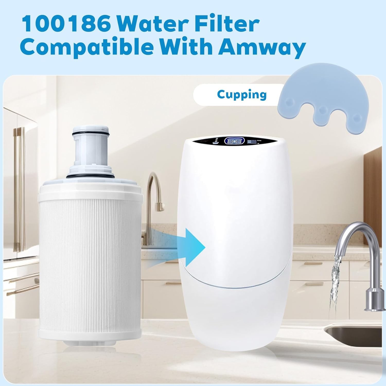 Fit For Amway eSpring Water Purifier Replacement Filter 100186 – UV Technology