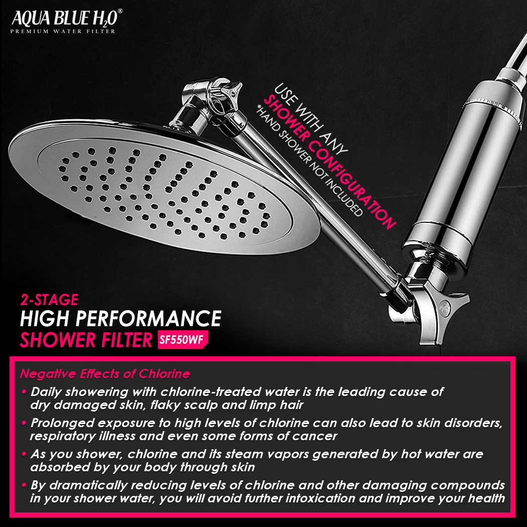 High Quality Shower Filter Super Filtration-Remove 98% Chlorine, Easy Install
