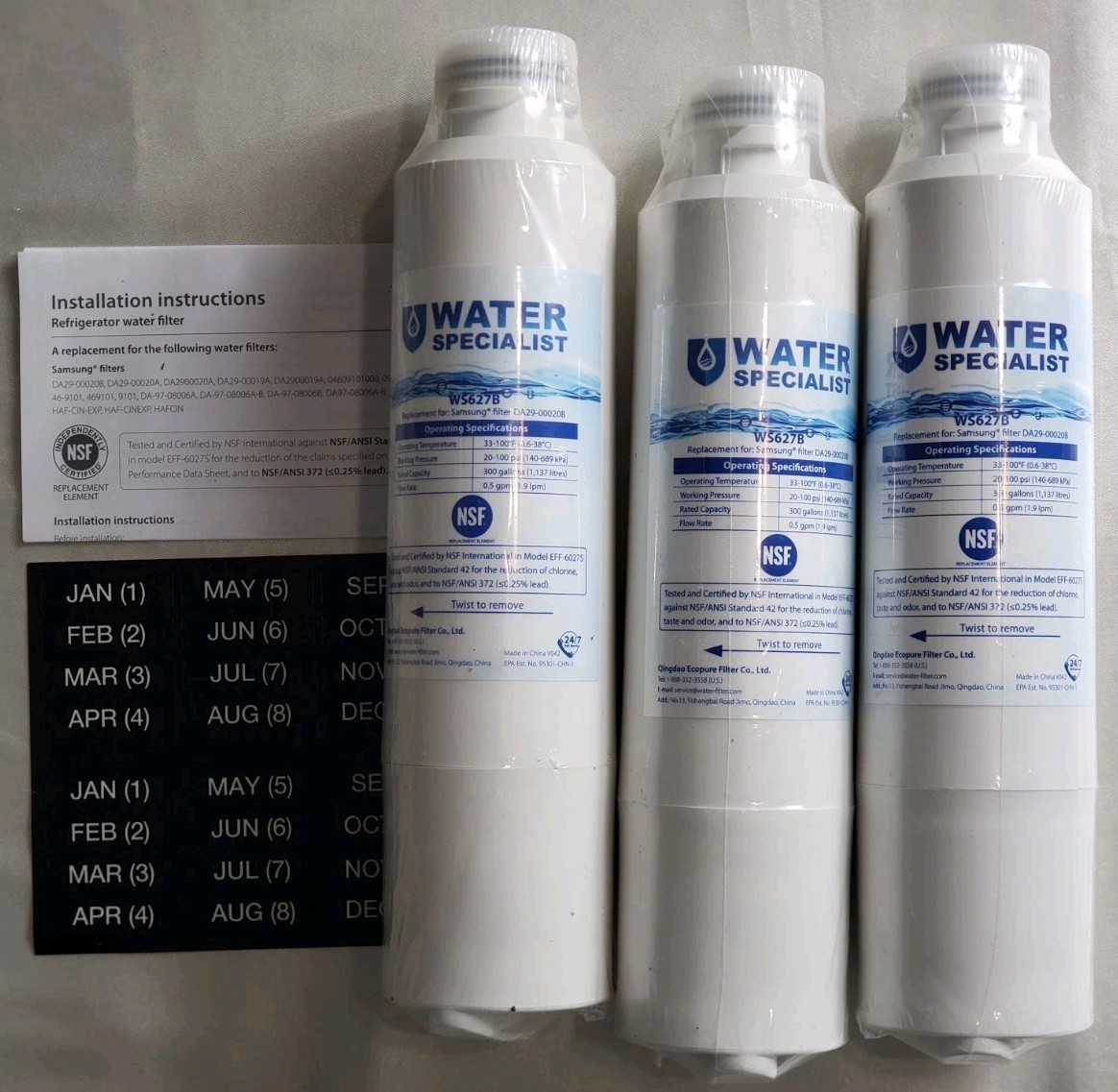 Waterspecialist DA29-00020B Replacement for Samsung Water Filter DA29-00020B (3)