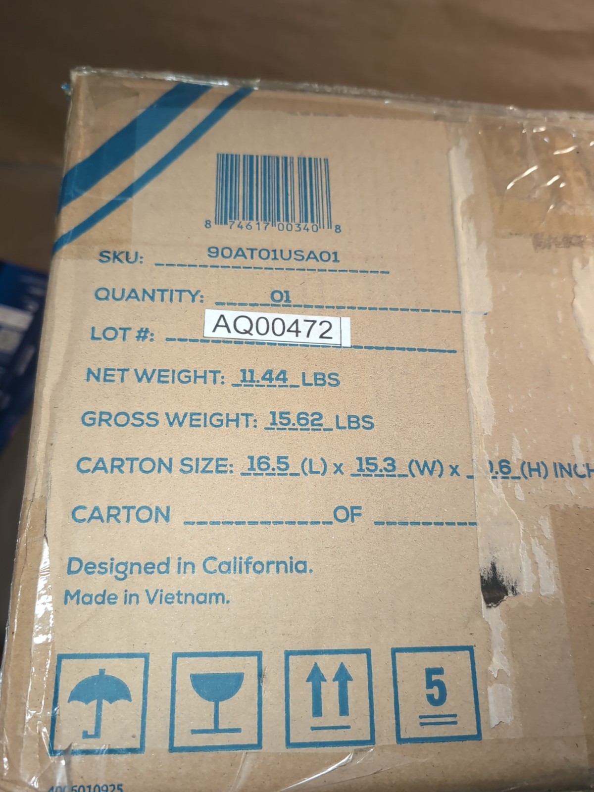 AquaTru 5 Stage ATU100 Reverse Osmosis Filter System Under Sink Purification