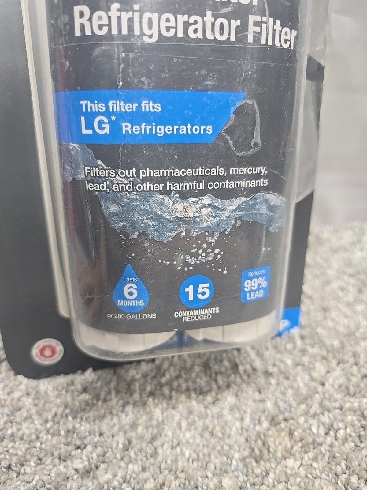 HDX FML-4 Premium Refrigerator Water Filter Replacement For LG LT800P (2-Pack)