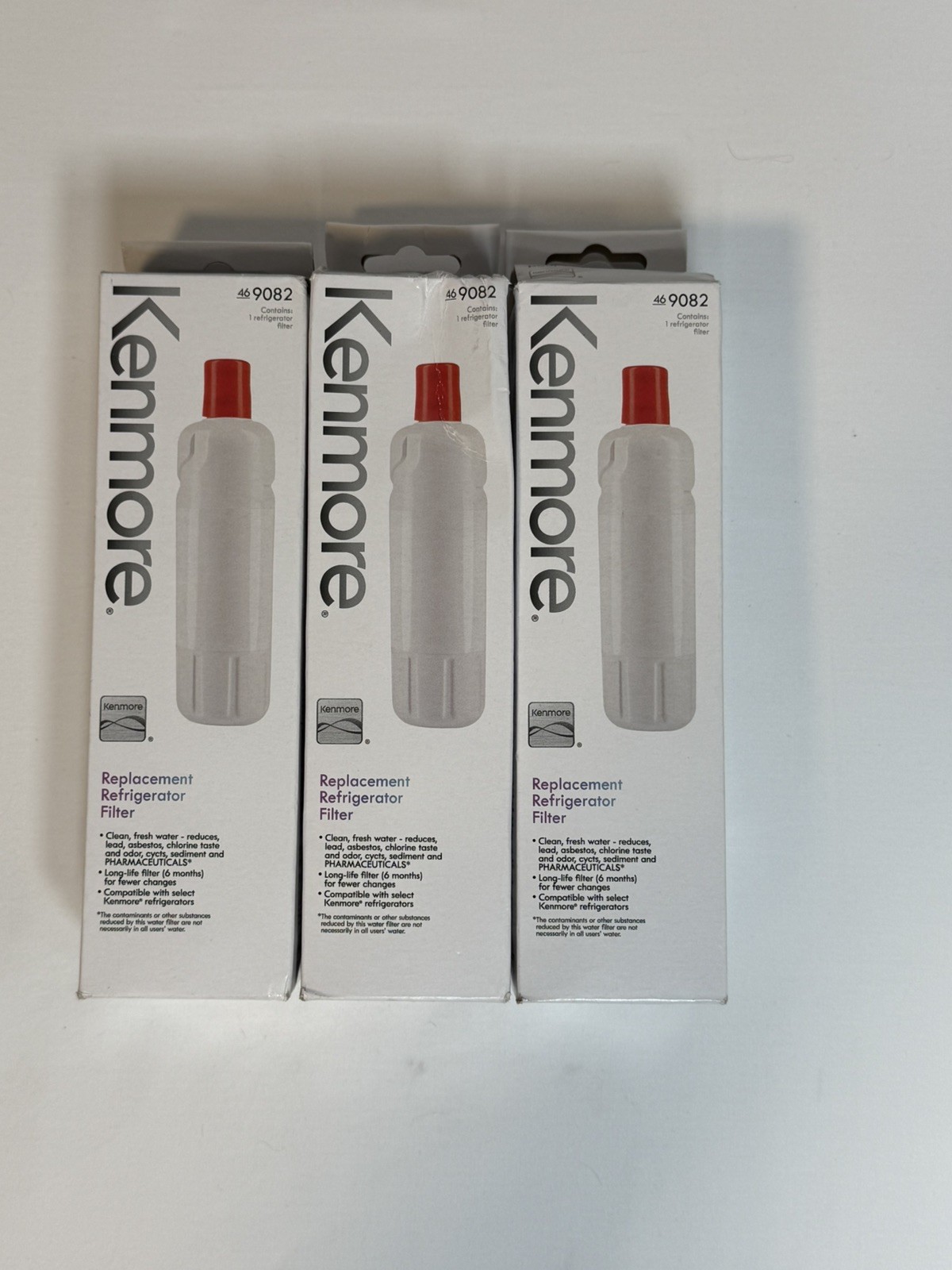 US STOCK 3Pack Kenmore 9082 469082 Refrigerator Water Filter New Sealed 46-9082