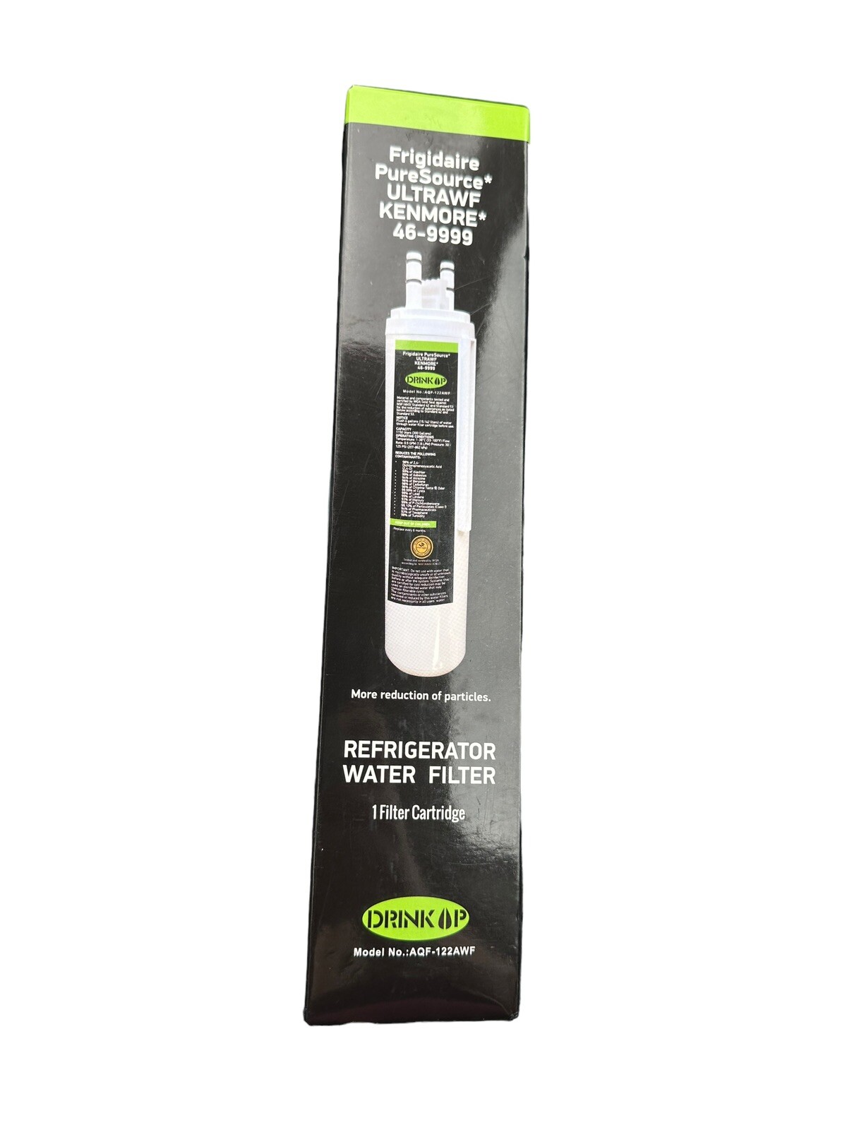 1 PACK Water Filter Frigidaire PureSource ULTRAWF Kenmore 46-9999 AQF-122AWF
