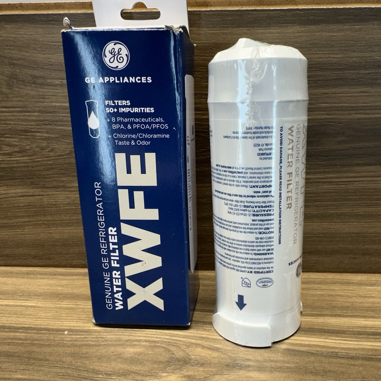 GE XWFE Genuine OEM Refrigerator Filter Replacement | Without Chip | Sealed