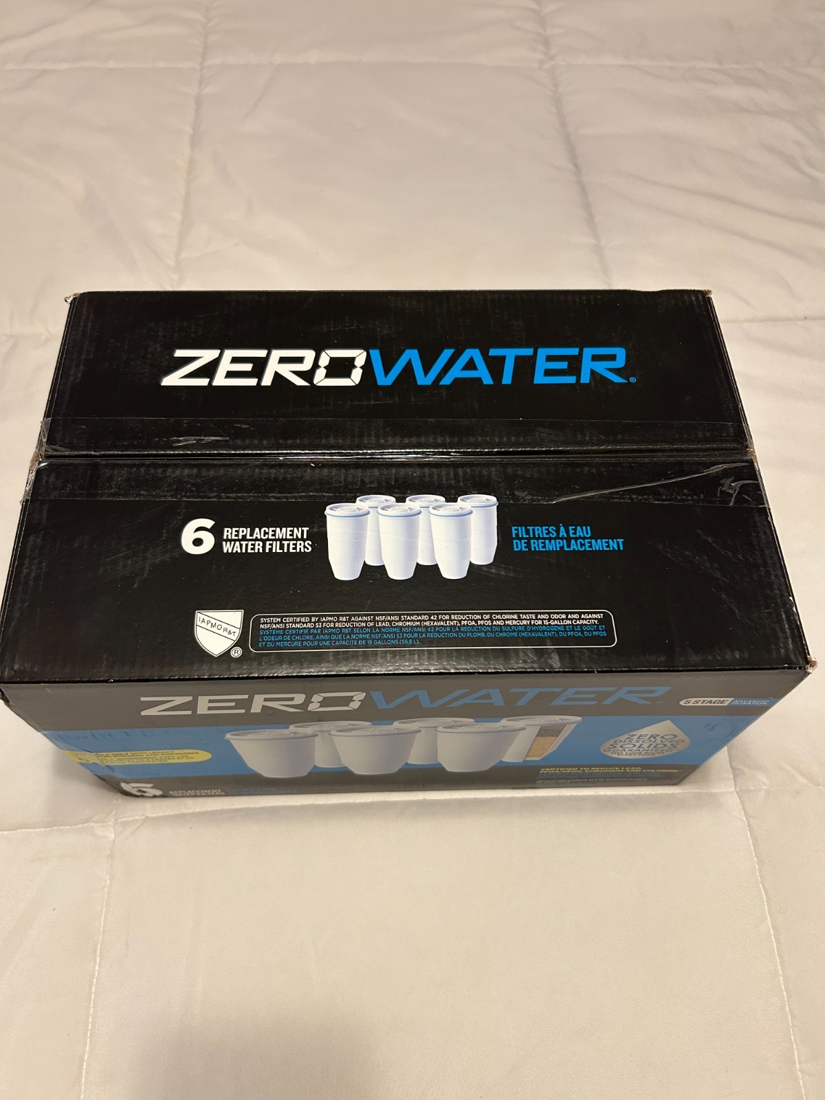 NEW 6 Original OEM Zero Water 5 Stage TDS Replacement Water Filter ZR-006