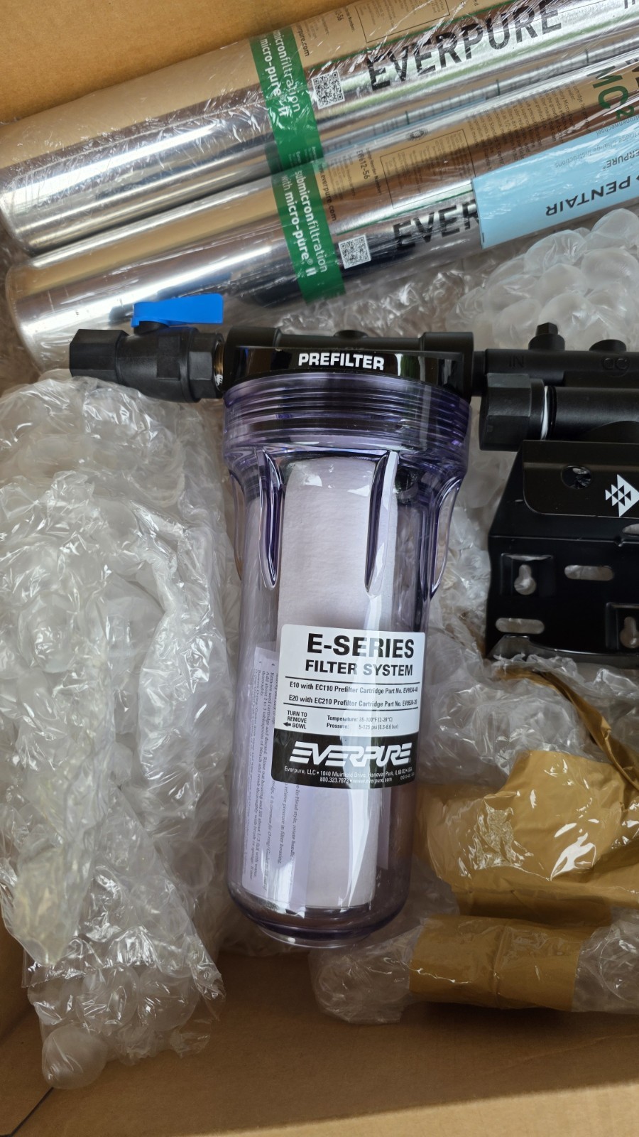 Pentair Everpure commercial water filtration system