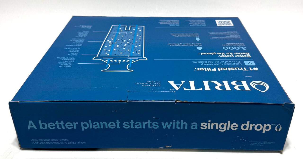 Brita Replacement Water Filters For ALL Brita Pour-Through Pitchers – 10 Pack