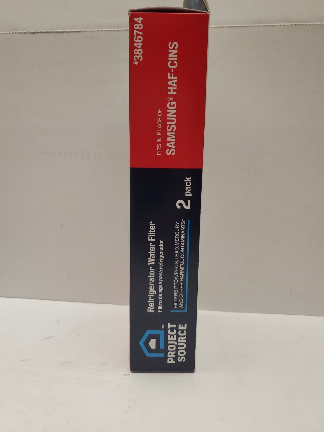Project Source 3846784 S-2-2 Fridge Water Filter FOR Samsung HAF-CINS 1 2 Pack