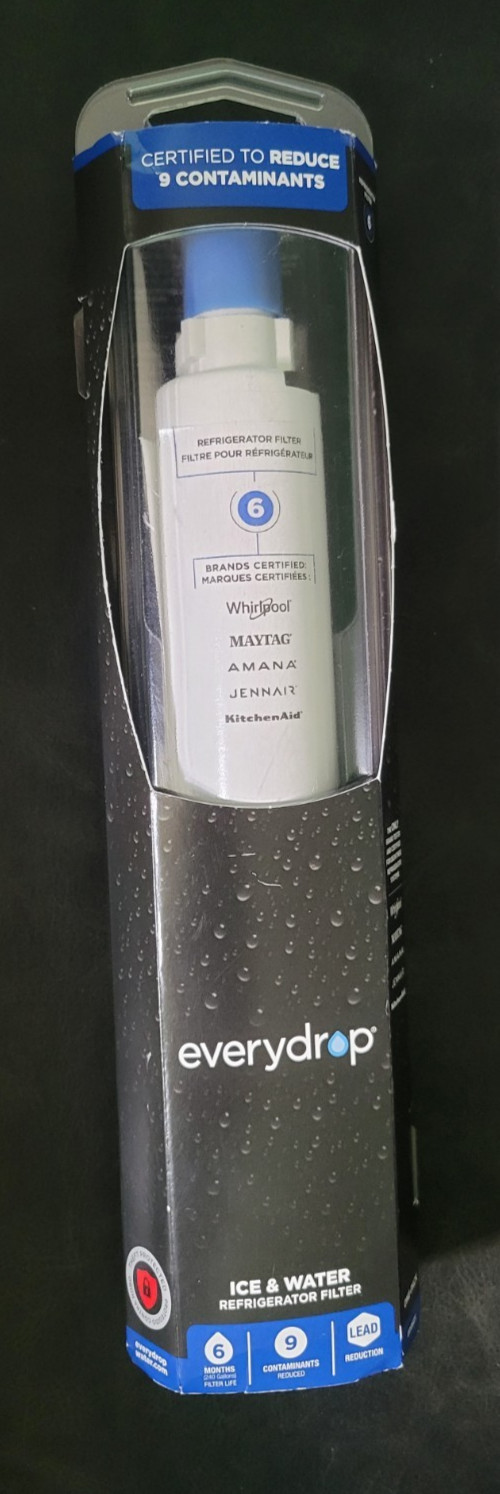 GENUINE Water Filter 6 EDR6D1 Whirlpool Maytag Kitchen Aid Amana Everydrop
