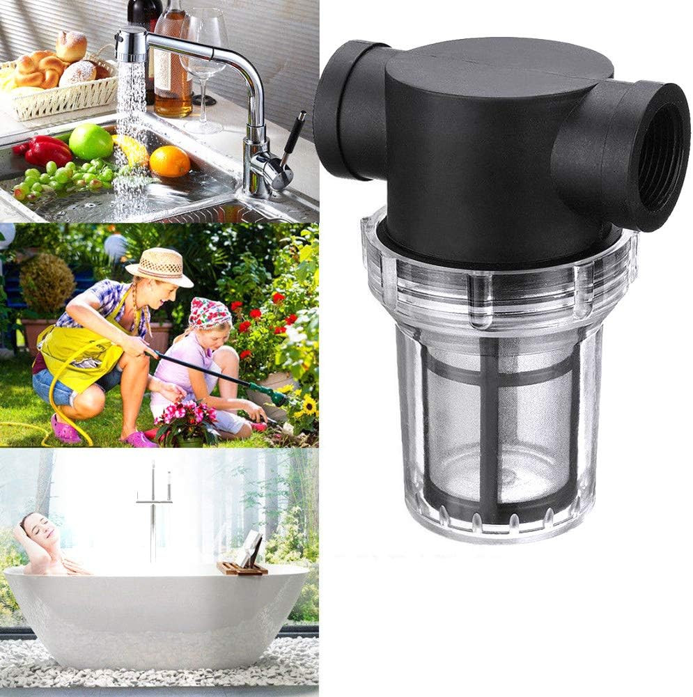 1Pcs Garden Pond 1 Inch Inline Mesh Strainer Water Pump Filter Irrigation High F