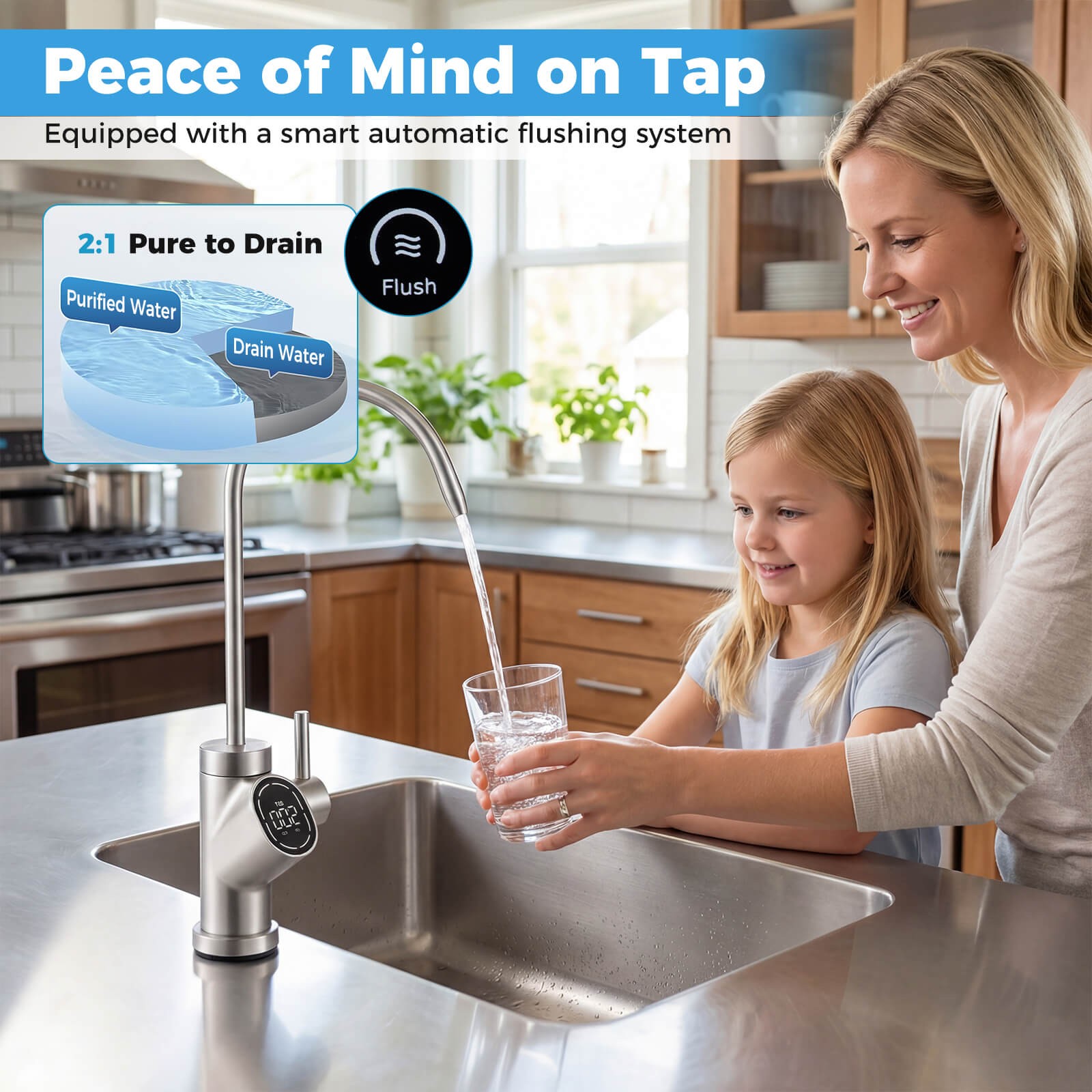 600 GPD AW-RB20 Alkaline PH+ Reverse Osmosis Water Filter w/8-Stage Filtration