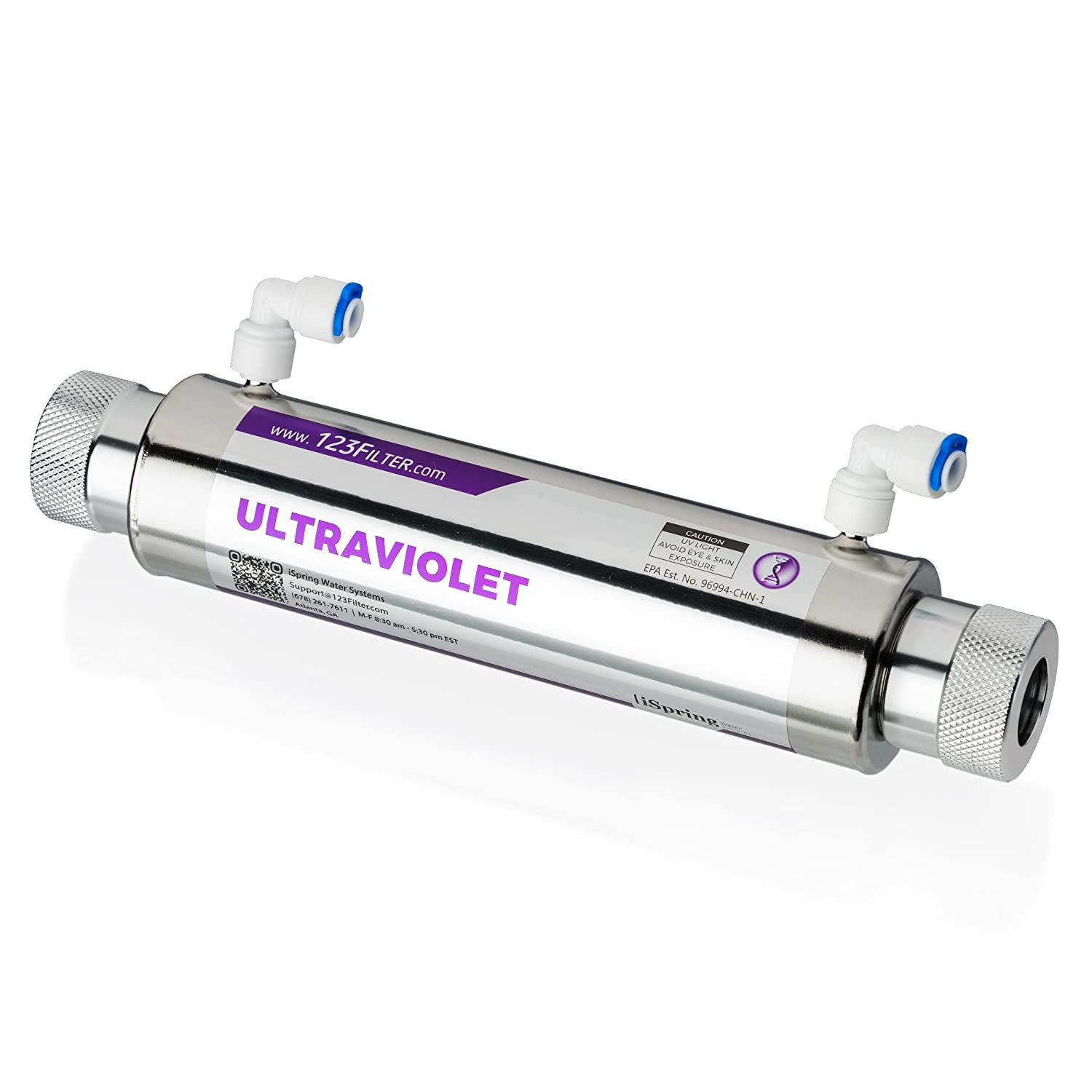 10″ UV Ultraviolet Light Water Filter with Smart Flow Control Switch 11W, 110V