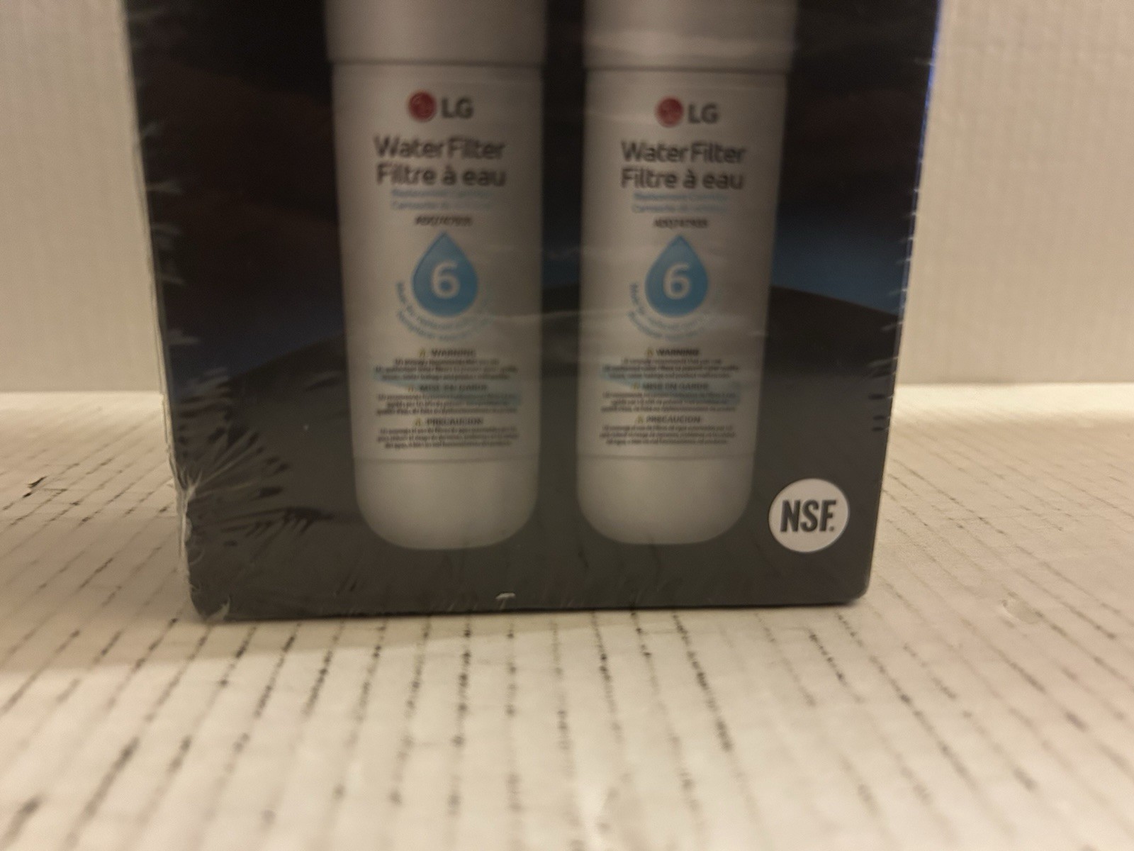 2pk LG Refrigerator Water Filter LT1000P2 Replacement Cartridge Genuine