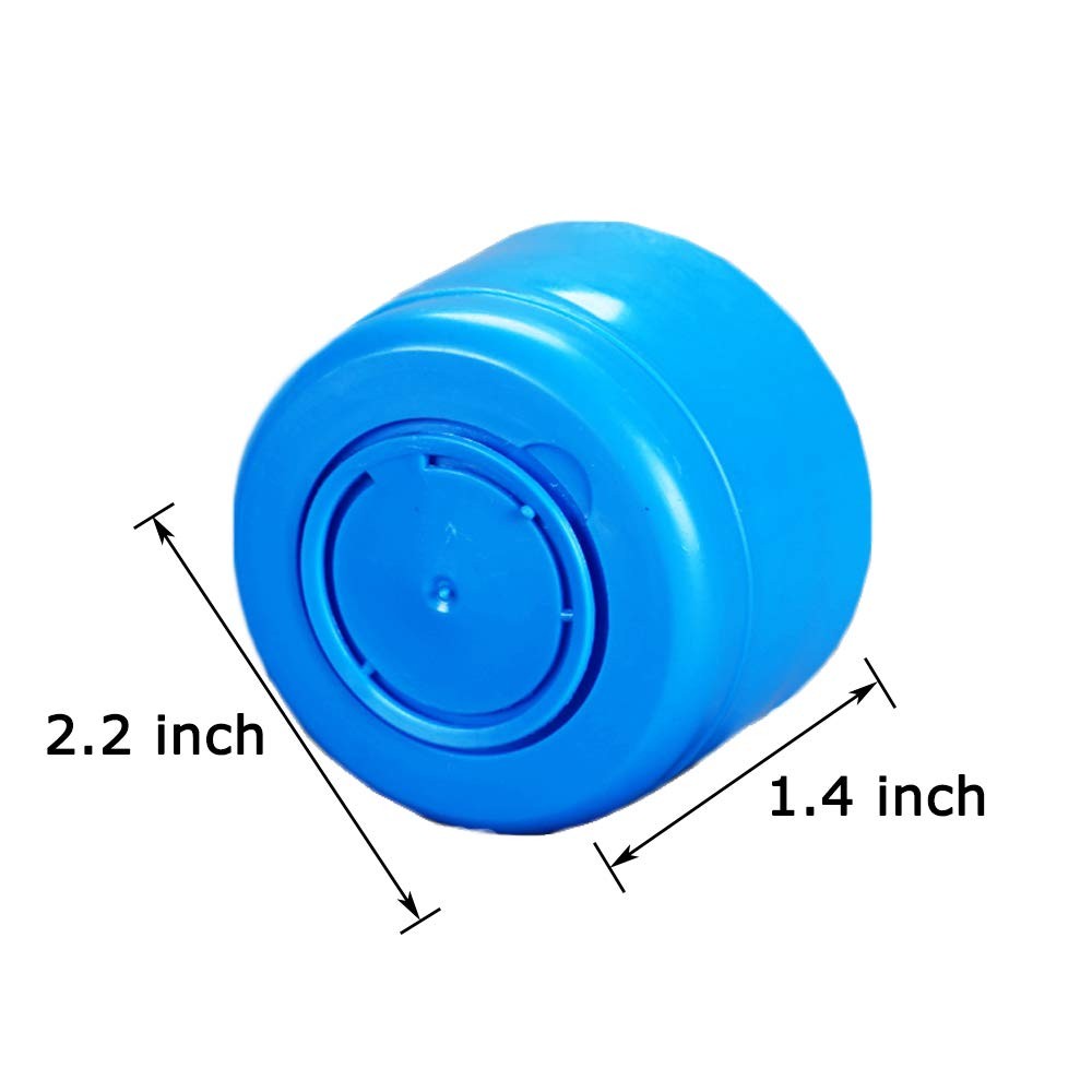 Zddaoole 30 Pack Non Spill Caps,Reusable 55mm 3 and 5 Gallon Water White
