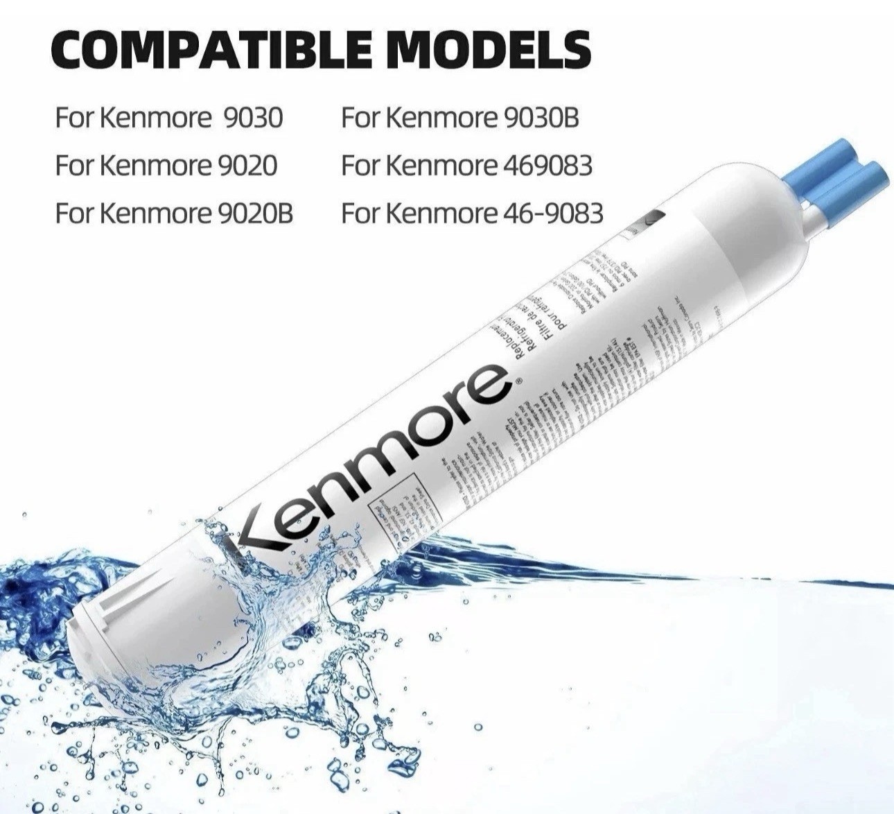6 PACK 46-9083 9083 9020 9030 Replacement Refrigerator Water Filter Fit Kenmore