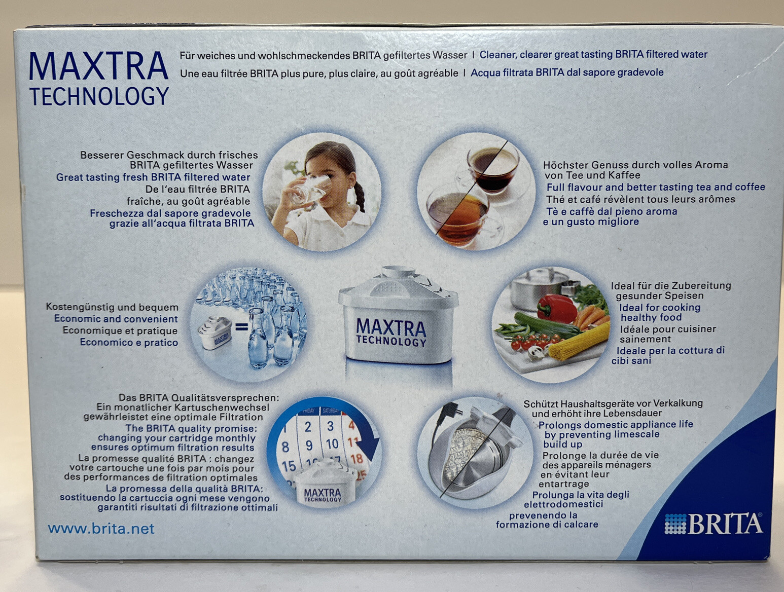 (2) 2 Packs for BRITA MAXTRA Water Filter Jug Replacement Carbon Water Filter