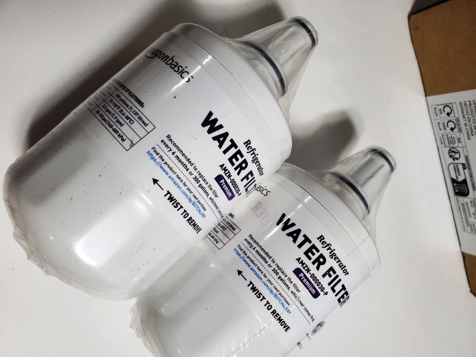 2 Pk NEW DA29-00003G Refrigerator Water Filter Samsung Replacement Amazon Basic