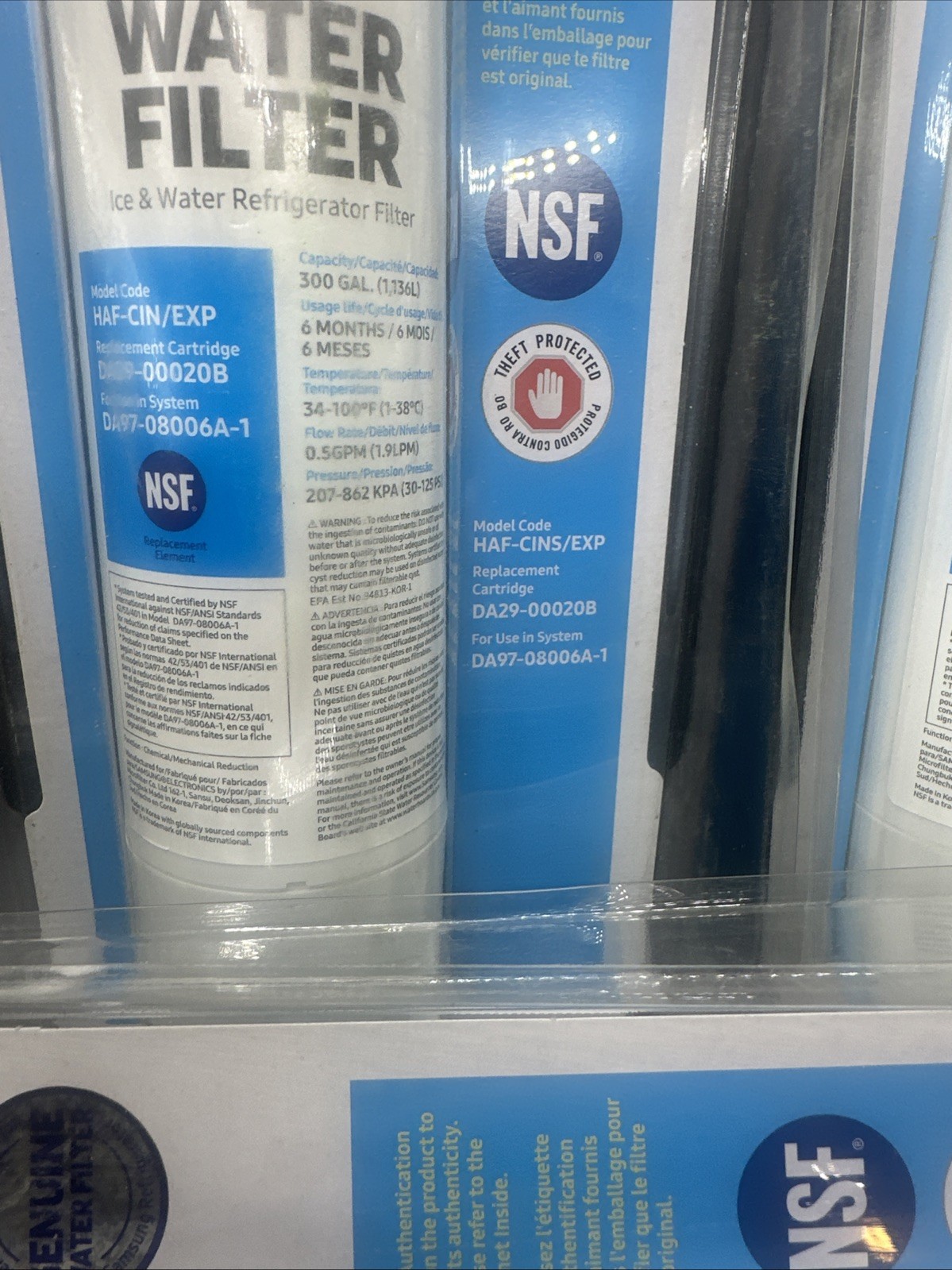 Samsung Refrigerator Water Filter HAF-CIN/EXP DA29-00020B – 4 PACK