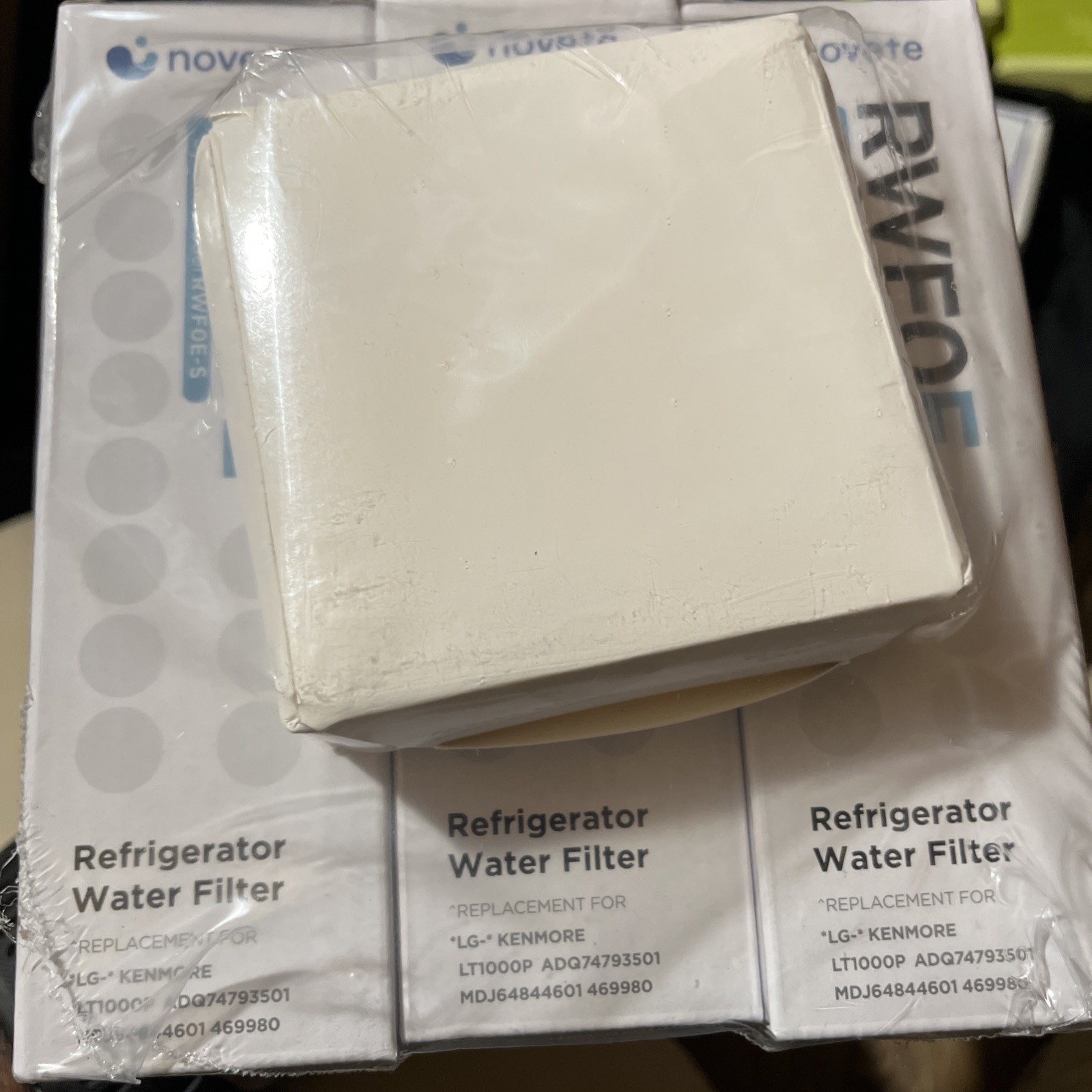 NOVETE ADQ747935 Replacement for LG LT1000P LT1000 4700AC & Air Filter, 3Pack