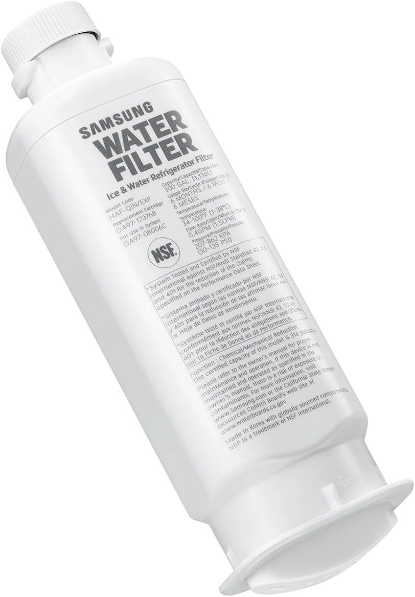 Samsung HAF-QIN/EXP Genuine Refrigerator Water Filter, Reduces 99% of Harmful