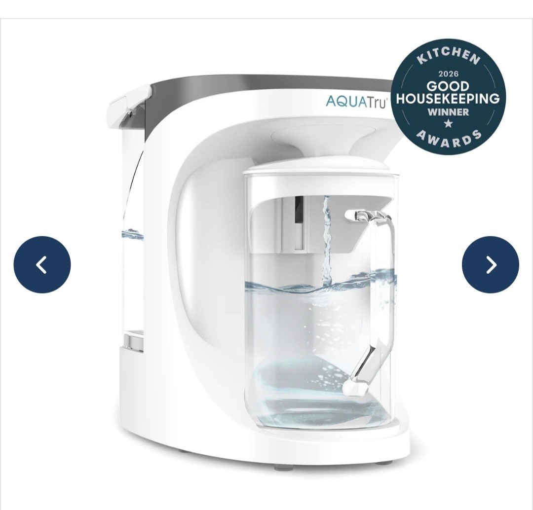 aqua tru countertop water filter – very good condition