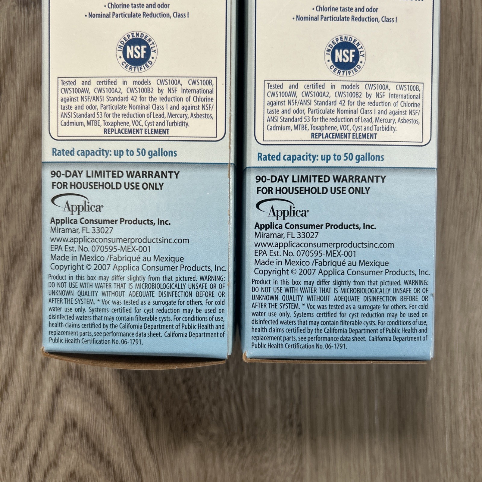 Clear2O Pitcher Replacement Water Filter CWF1014 New In Box Set Of 2 Genuine
