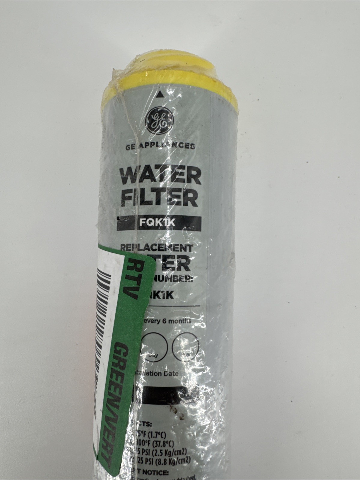 1 PACK GE FQK1K Under Sink Refrigerator Replacement Water Filter Cartridge USA