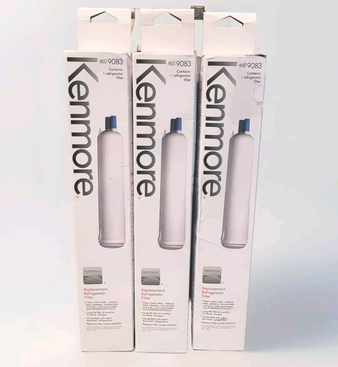 3Pack Kenmore 9083 469083 9020 Replacement Refrigerator Cartridge Water Filter