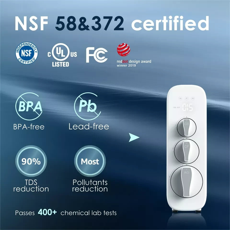 Waterdrop G3 Reverse Osmosis System, Tankless -Certified Refurbished