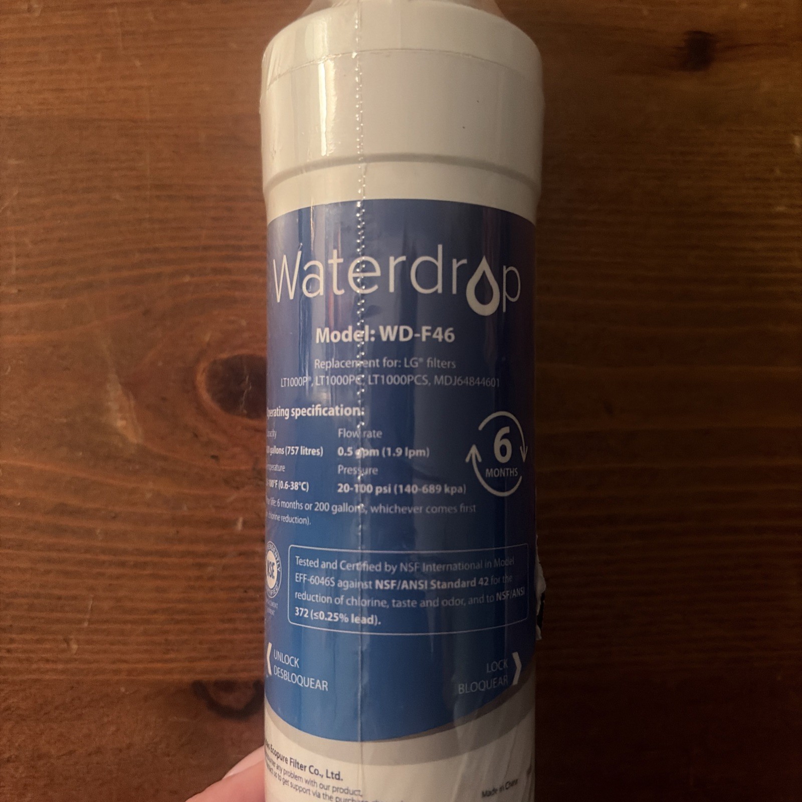 Waterdrop WD-F46 New, Sealed