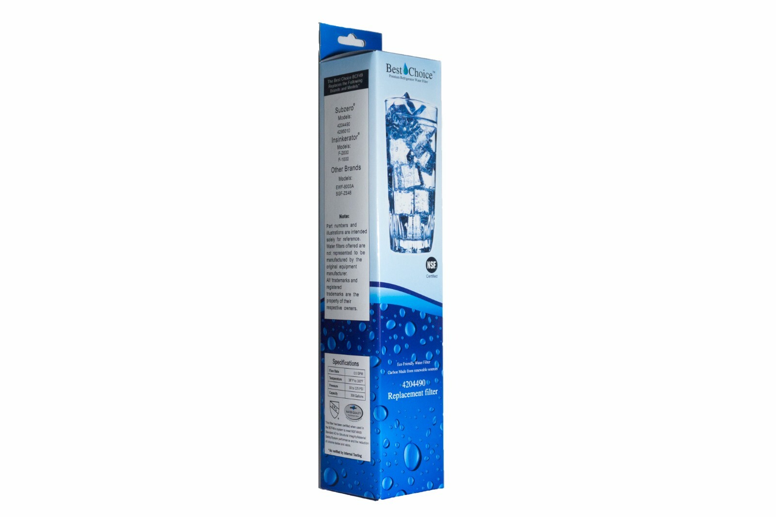 2 Pack Fits InSinkErator F-1000 Compatible Sub-Zero 4204490 4290510 Water Filter