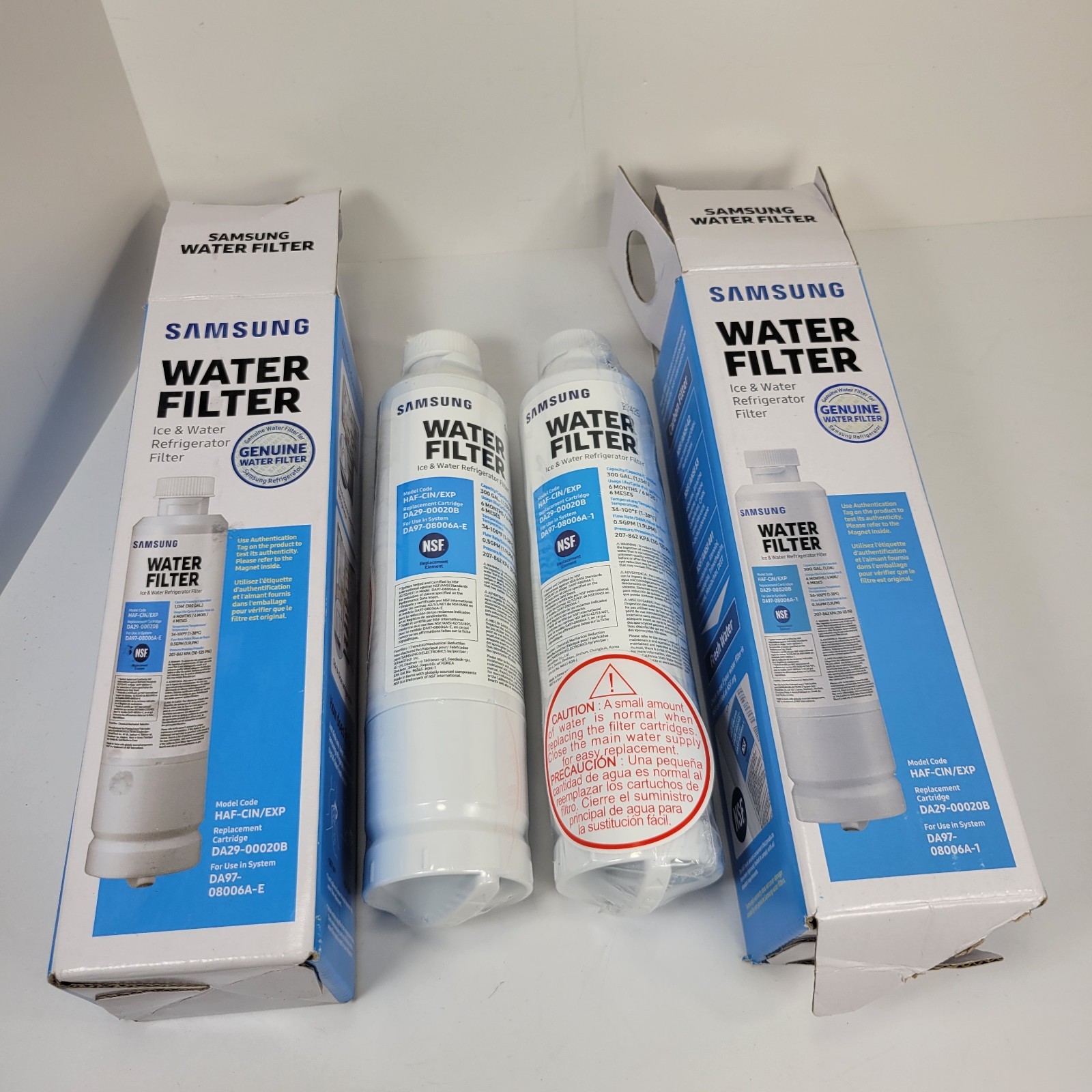 2 PACK Samsung DA29-00020B HAF-CIN/EXP Refrigerator Water Filter