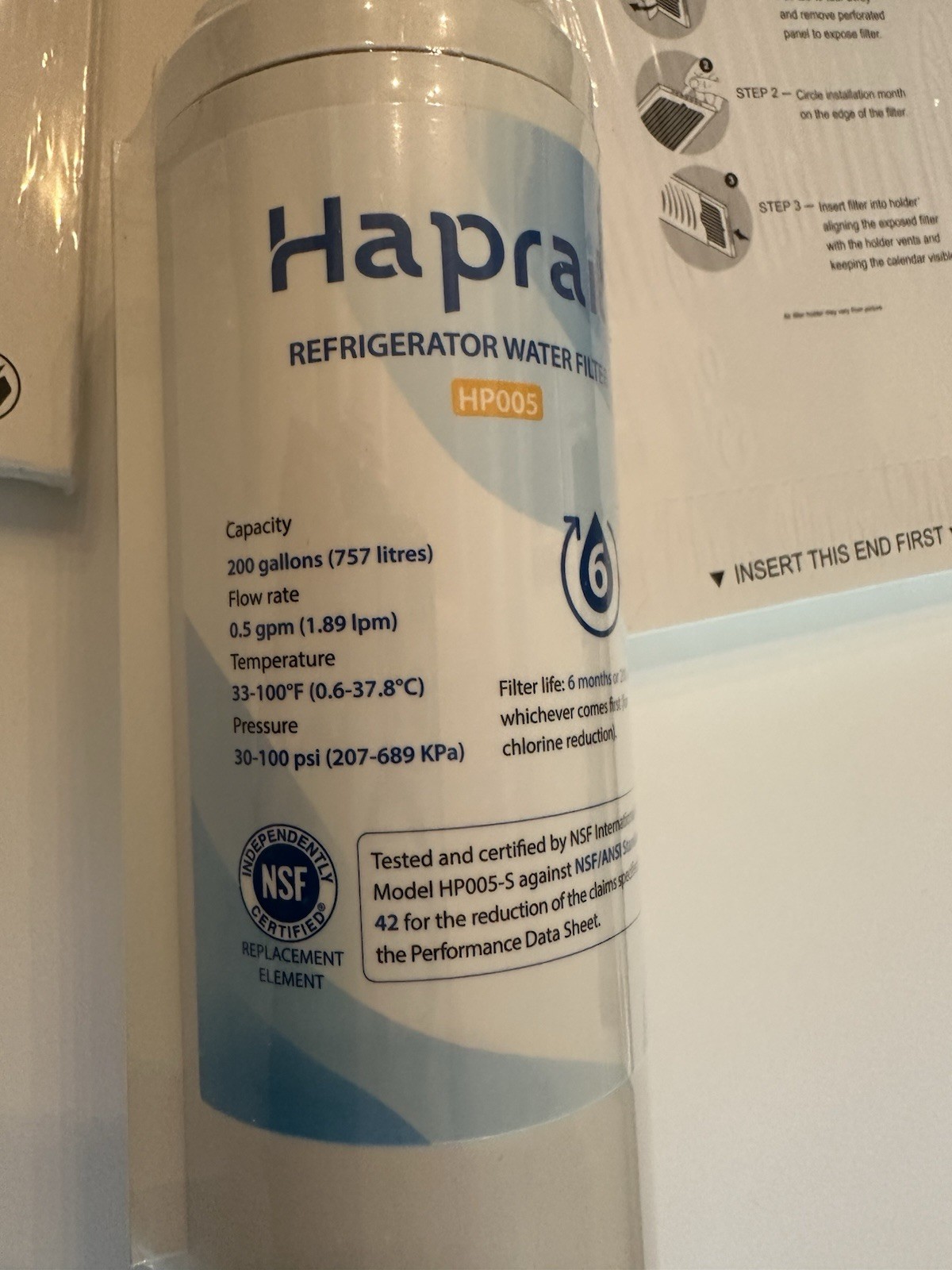 Refrigerator Water Filter – Pure Ultra 9999 series for Kenmore, See Descr.
