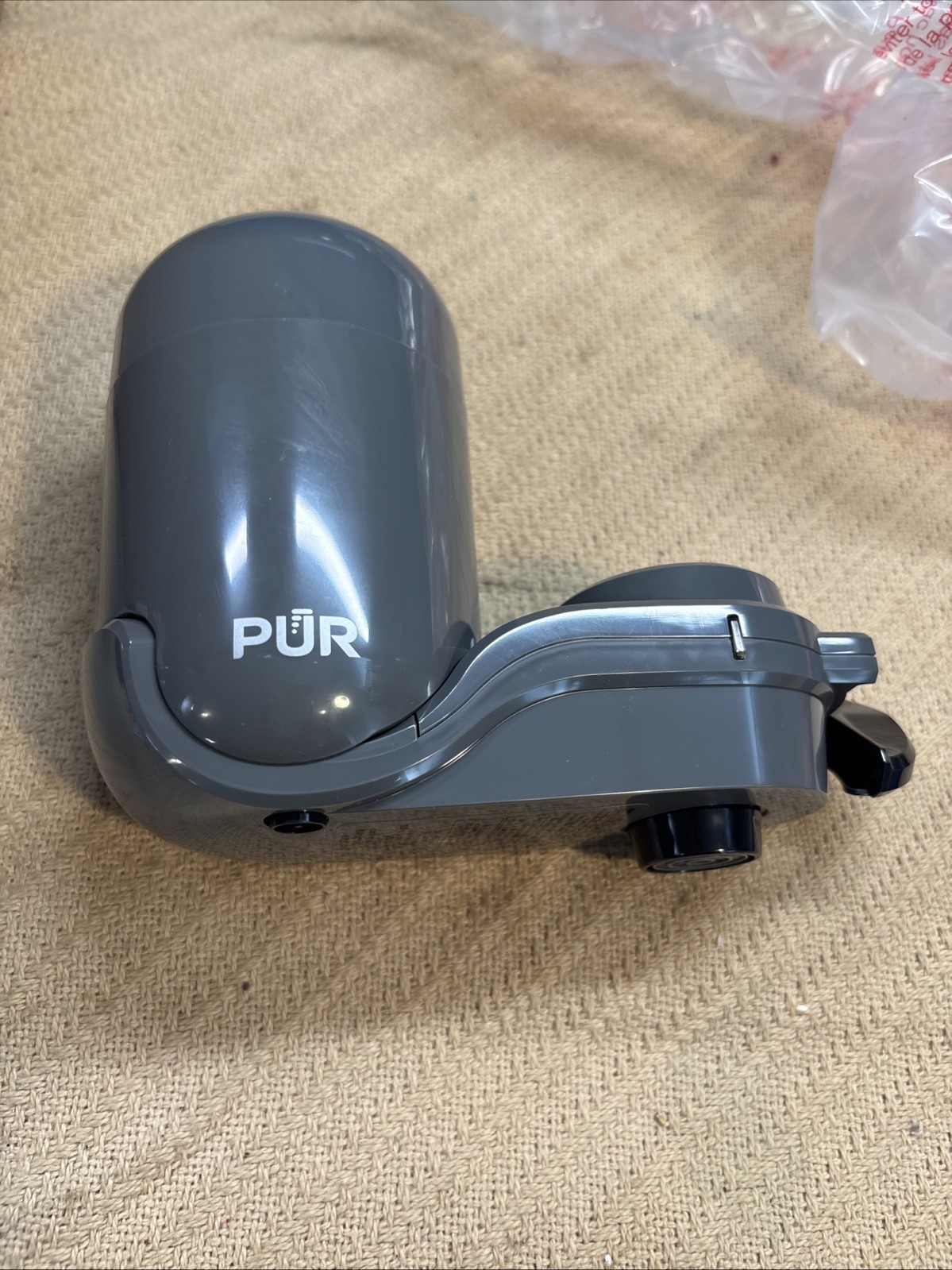 PUR PLUS Vertical Faucet Mount Water Filtration System FM2500V – Gray, Fits Most