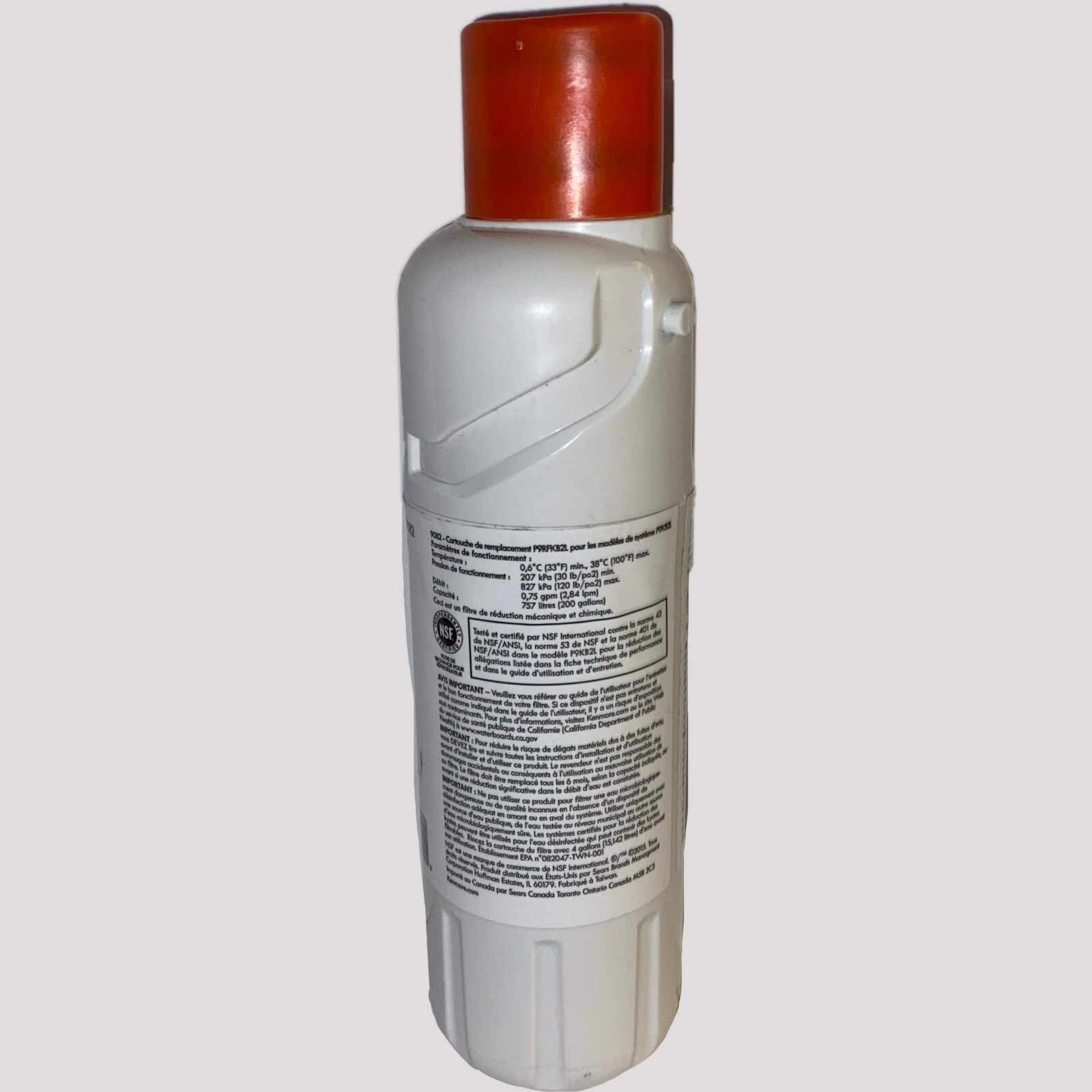 Kenmore Replacement Refrigerator Water Filter Genuine OEM 469082 46-9082