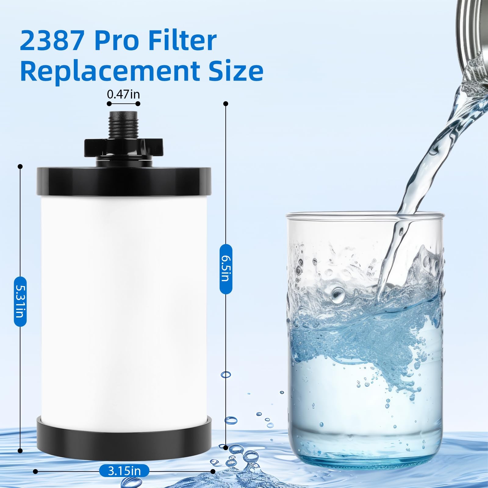 Water Filter Replacement, 2387 Pro Filter Replacement 5000 Gallon Throughput …
