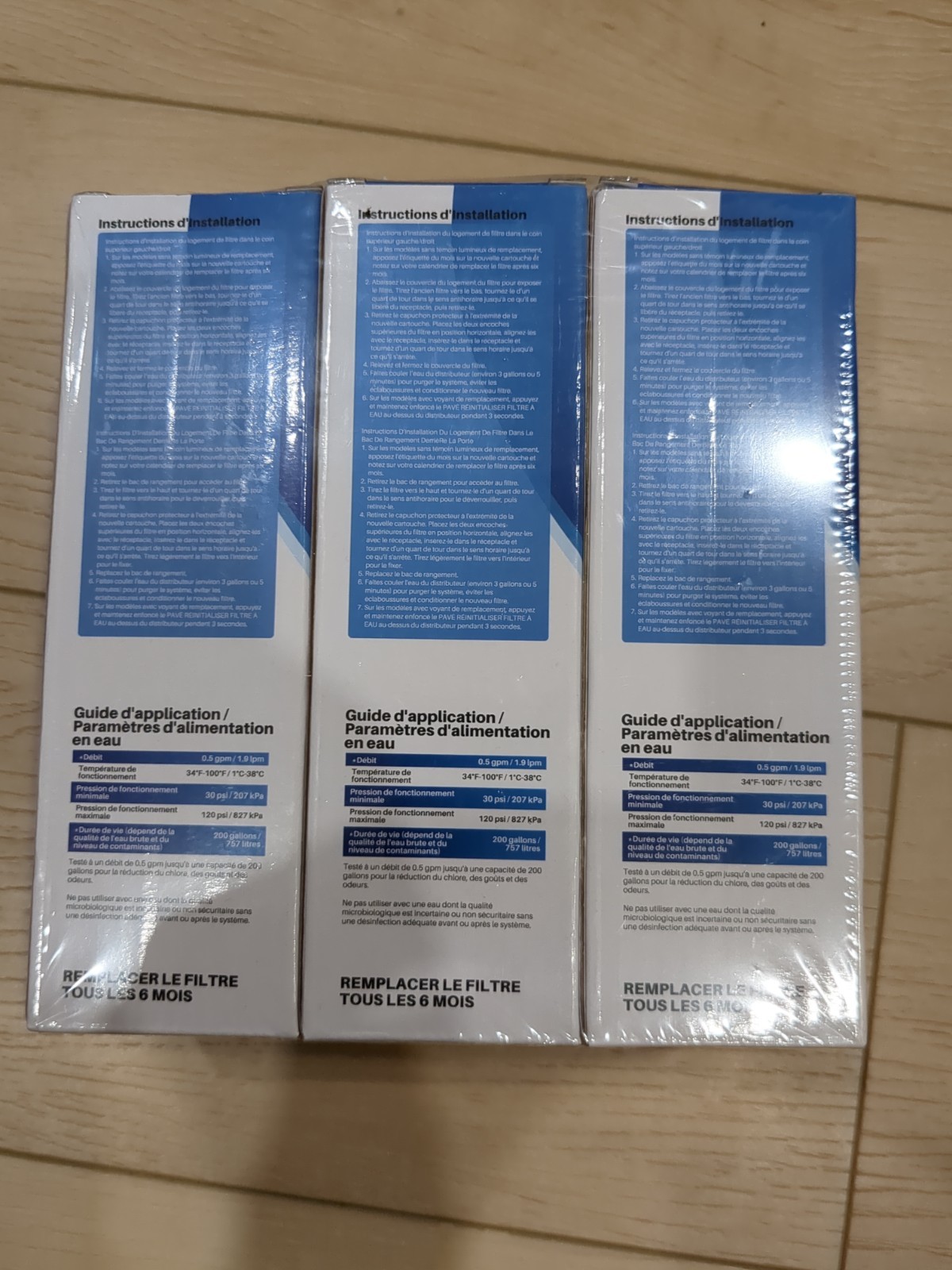 3 PACK ICEPURE ADQ747935 RWF4700AC Water & Air Filter Replacement for LG LT1000P