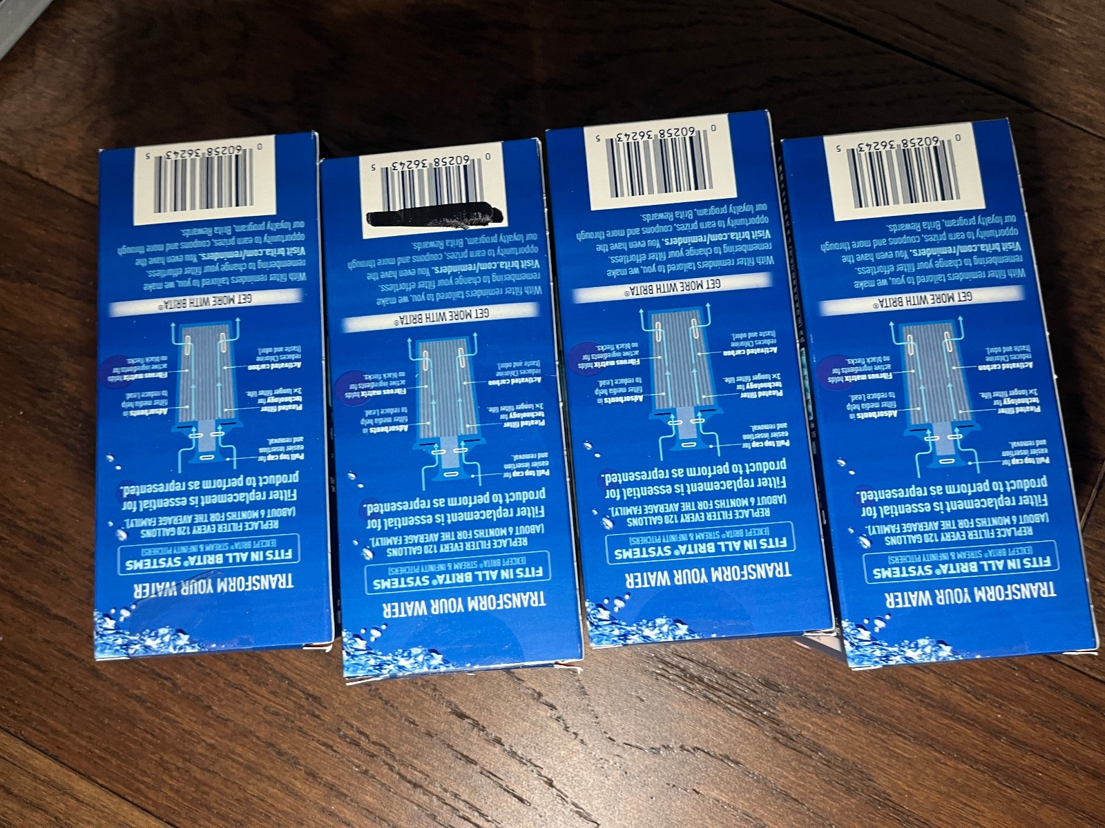 4-Pack OEM BRITA LONGLAST Replacement Filter 6 Month (NEW FACTORY SEALED IN BOX)